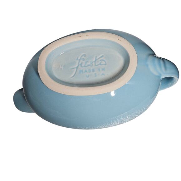 Fiesta Sauceboat 18.5 oz Sky - Picture 3 of 5